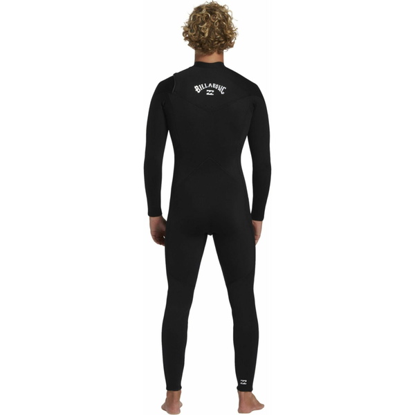 2026 Billabong Mens Foil 3/2mm Chest Zip GBS Wetsuit ABYW100243 - Black